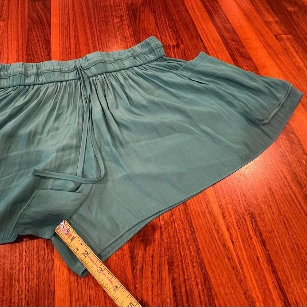 Ramy Brook Austin Shorts Lightweight Butterfly in Lagoon Blue Teal Small